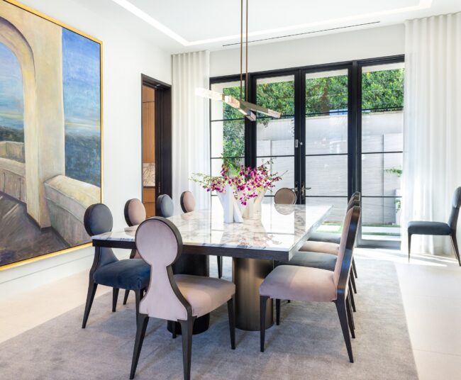 Axis Pivot Linear Chandelier | Xander Noori Design, Hamid Arabani Photography