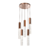 CHB0060-05-BB-GC-Hammerton-Studio-Axis-5-Light-Pendant-Chandelier-with-Burnished-Bronze-Silver-finish-and-clear-cast-glass-and-LED-lamping