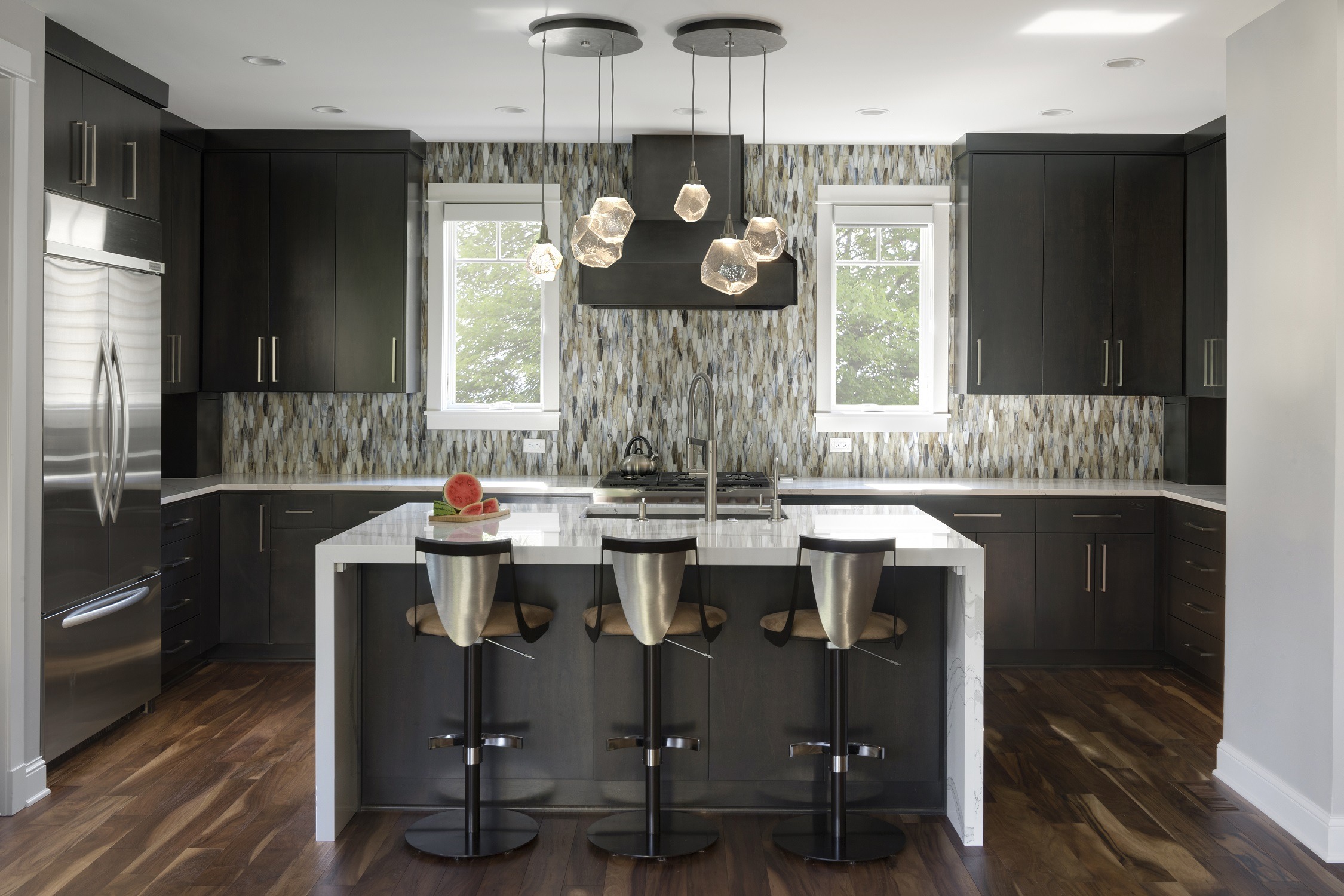 Gem_5_Pendant_Chandelier-CHB0039-05-BS-C-Randolph_Interior_Design-Wayzata_kitchen_counter