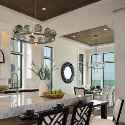Gem Ring Chandelier | Freestyle Interiors, Lori Hamilton Photography