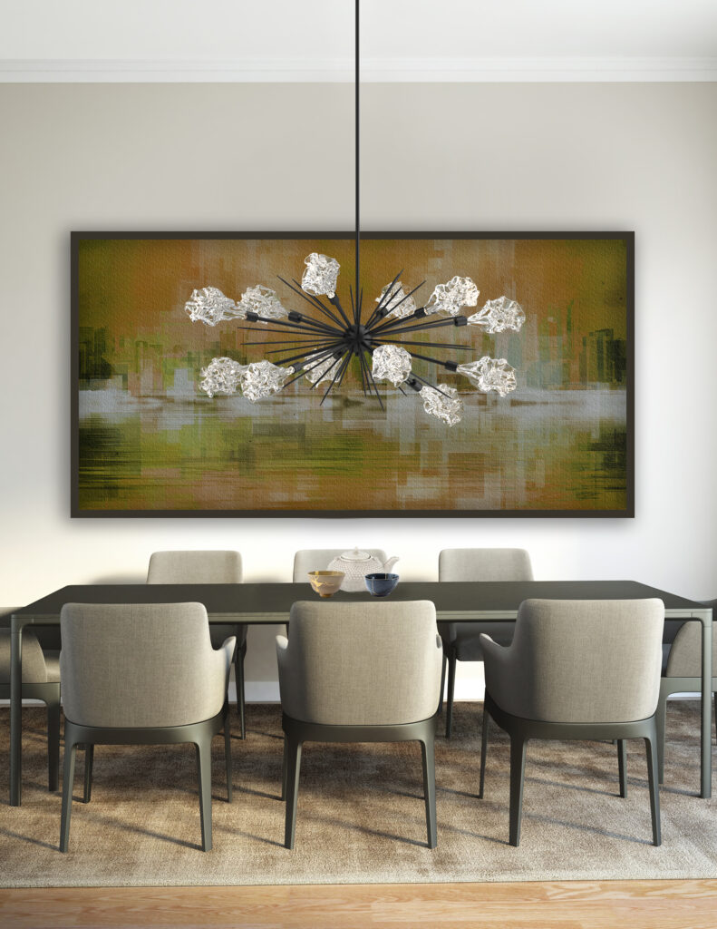 Blossom Oval Starburst Chandelier