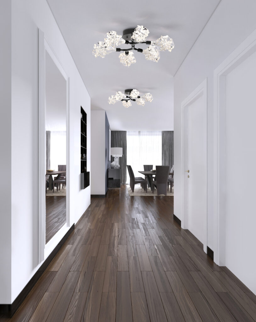 Blossom Organic Flush Mount Light