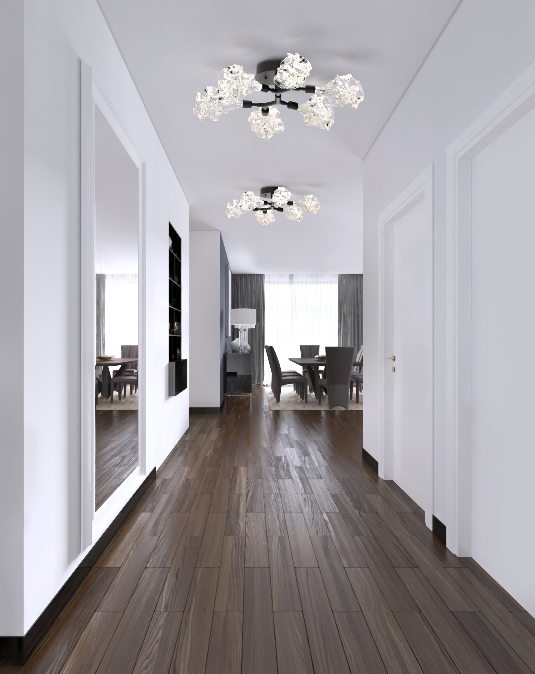 Blossom Organic Flush Mount Light