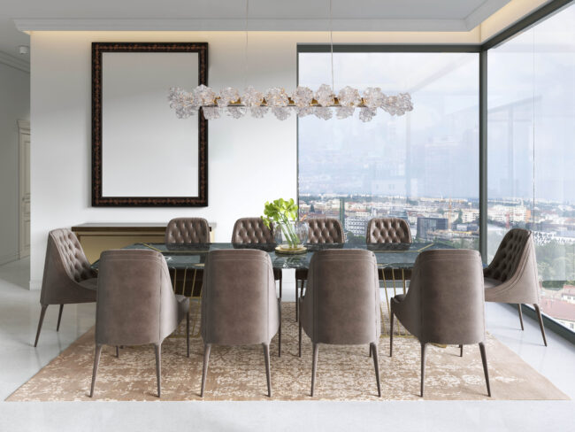 Blossom Linear Chandelier | Czar Interiors