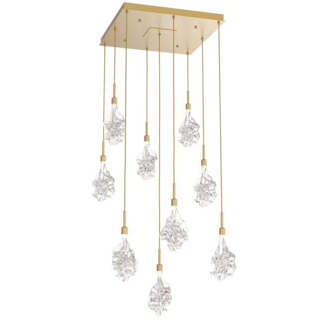 CHB0059-09-GB-Hammerton-Studio-Blossom-9-light-square-pendant-chandelier-with-gilded-brass-finish-and-clear-handblown-crystal-glass-shades-and-LED-lamping