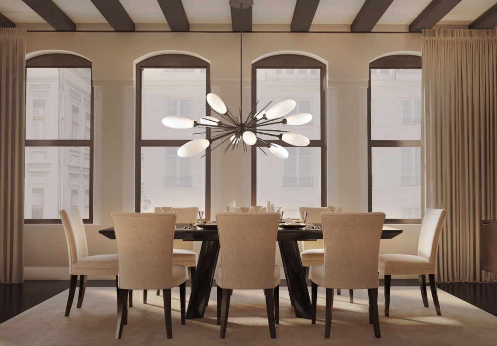 Fiori Oval Starburst Chandelier