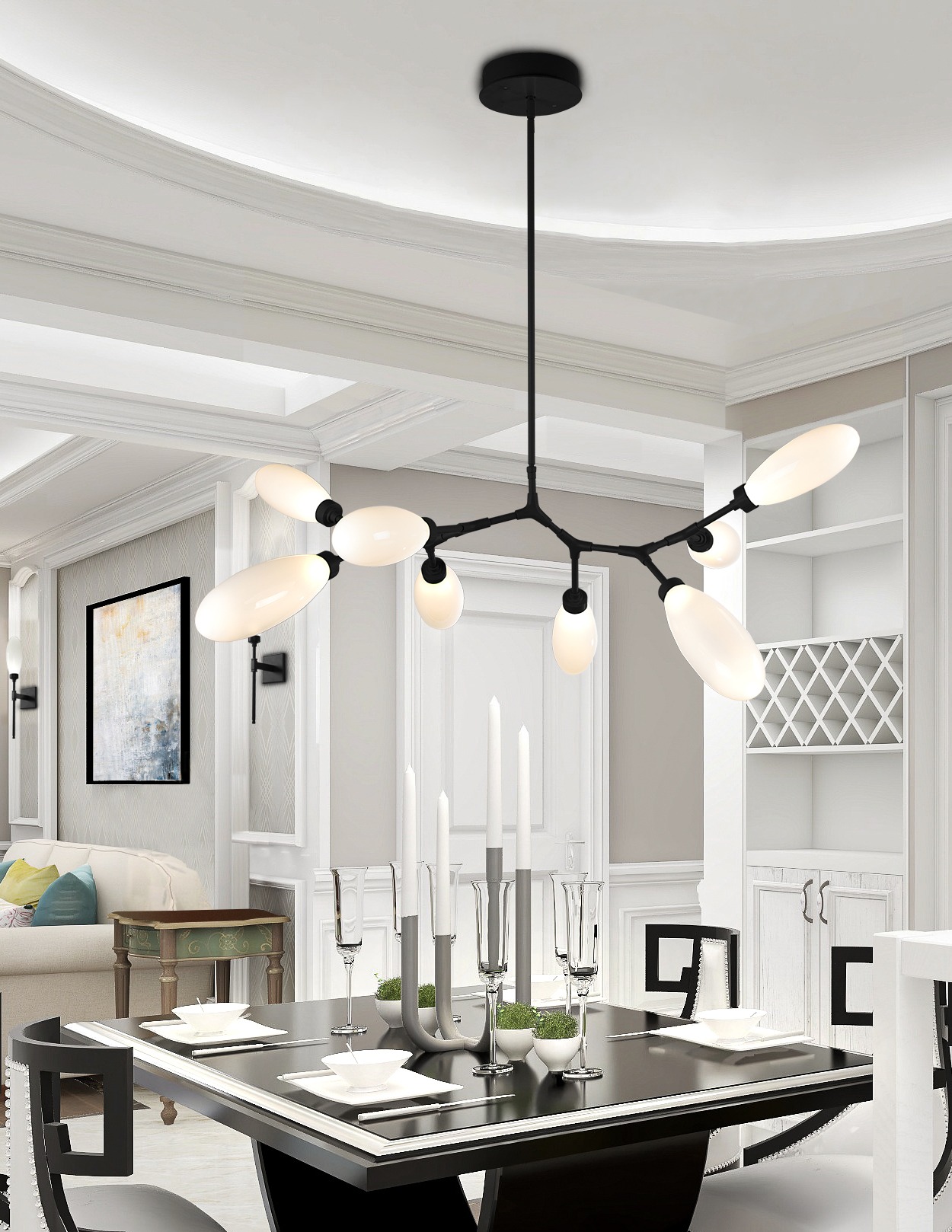 Fiori Modern Branch Chandelier