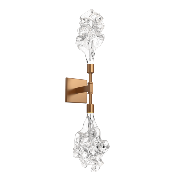 IDB0059-02-NB-Hammerton-Studio-Blossom-double-wall-sconce-with-novel-brass-finish-and-clear-handblown-crystal-glass-shades-and-LED-lamping