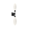 IDB0071-02-MB-WL-LL-Hammerton-Studio-Fiori-double-wall-sconce-with-matte-black-finish-and-opal-white-glass-shades-and-LED-lamping