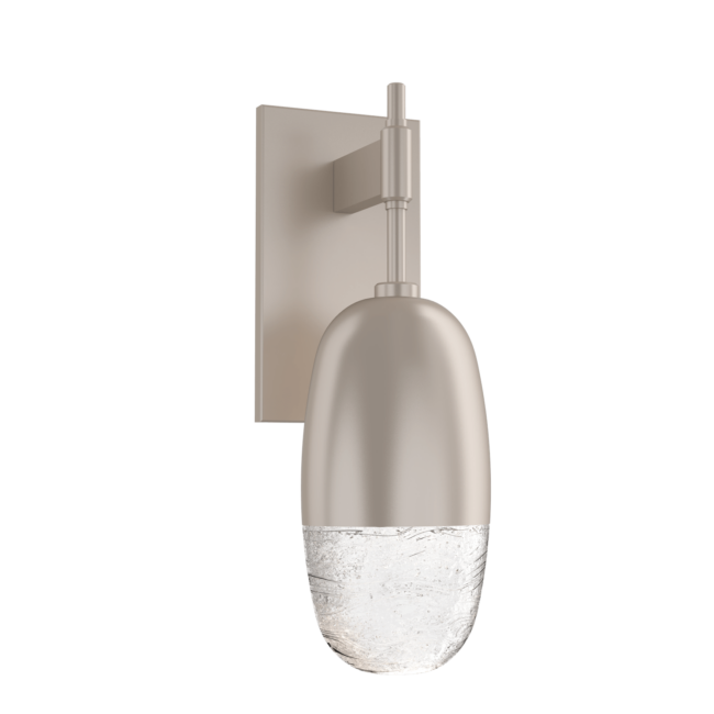 IDB0079-01-BS-Hammerton-Studio-Pebble-wall-sconce-with-metallic-beige-silver-finish-and-clear-cast-glass-shades-and-LED-lamping