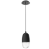 LAB0079-01-MB-Hammerton-Studio-Pebble-pendant-light-with-matte-black-finish-and-clear-cast-glass-shades-and-LED-lamping