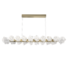 PLB0059-60-HB-Hammerton-Studio-Blossom-60-inch-linear-chandelier-with-heritage-brass-finish-and-clear-handblown-crystal-glass-shades-and-LED-lamping