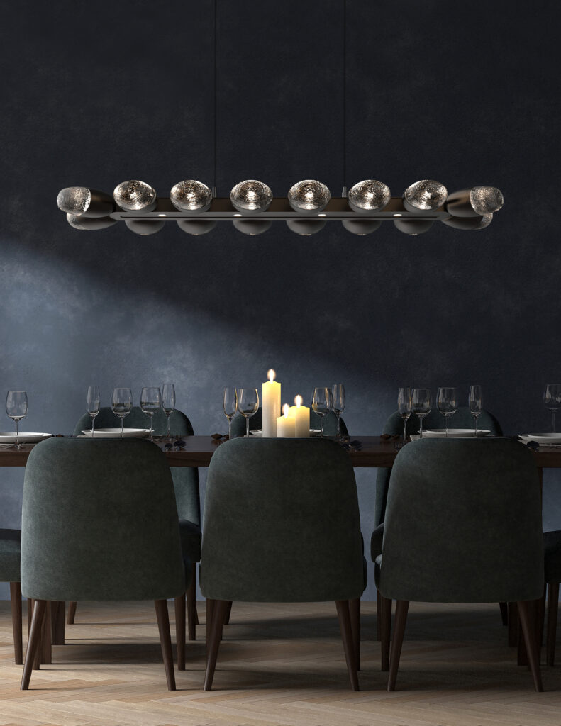 Pebble Linear Chandelier