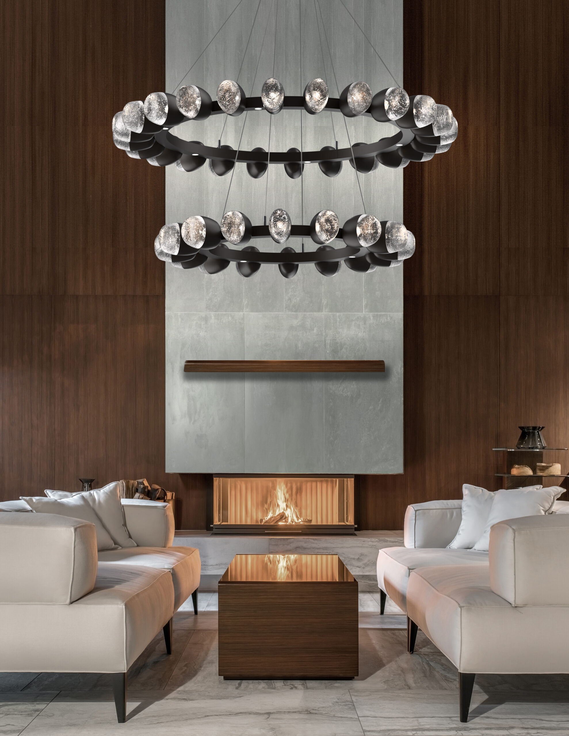 Pebble Ring Chandelier