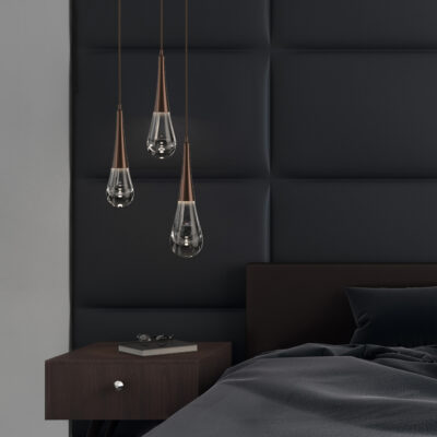 Raindrop Round Pendant Chandelier