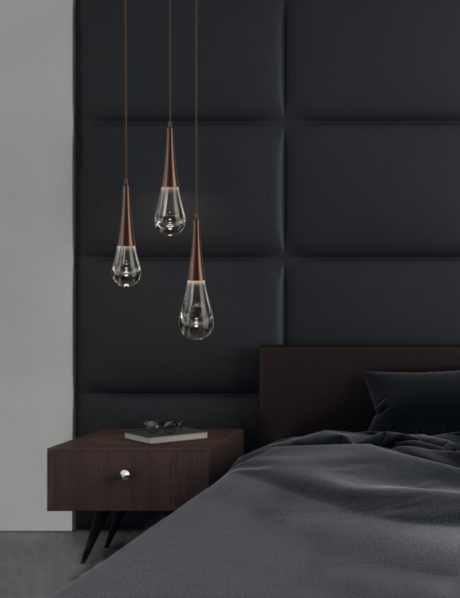Raindrop Round Pendant Chandelier