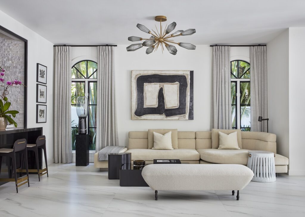 Aalto Oval Starburst Chandelier | Wolf Design Group, Brantley Photography