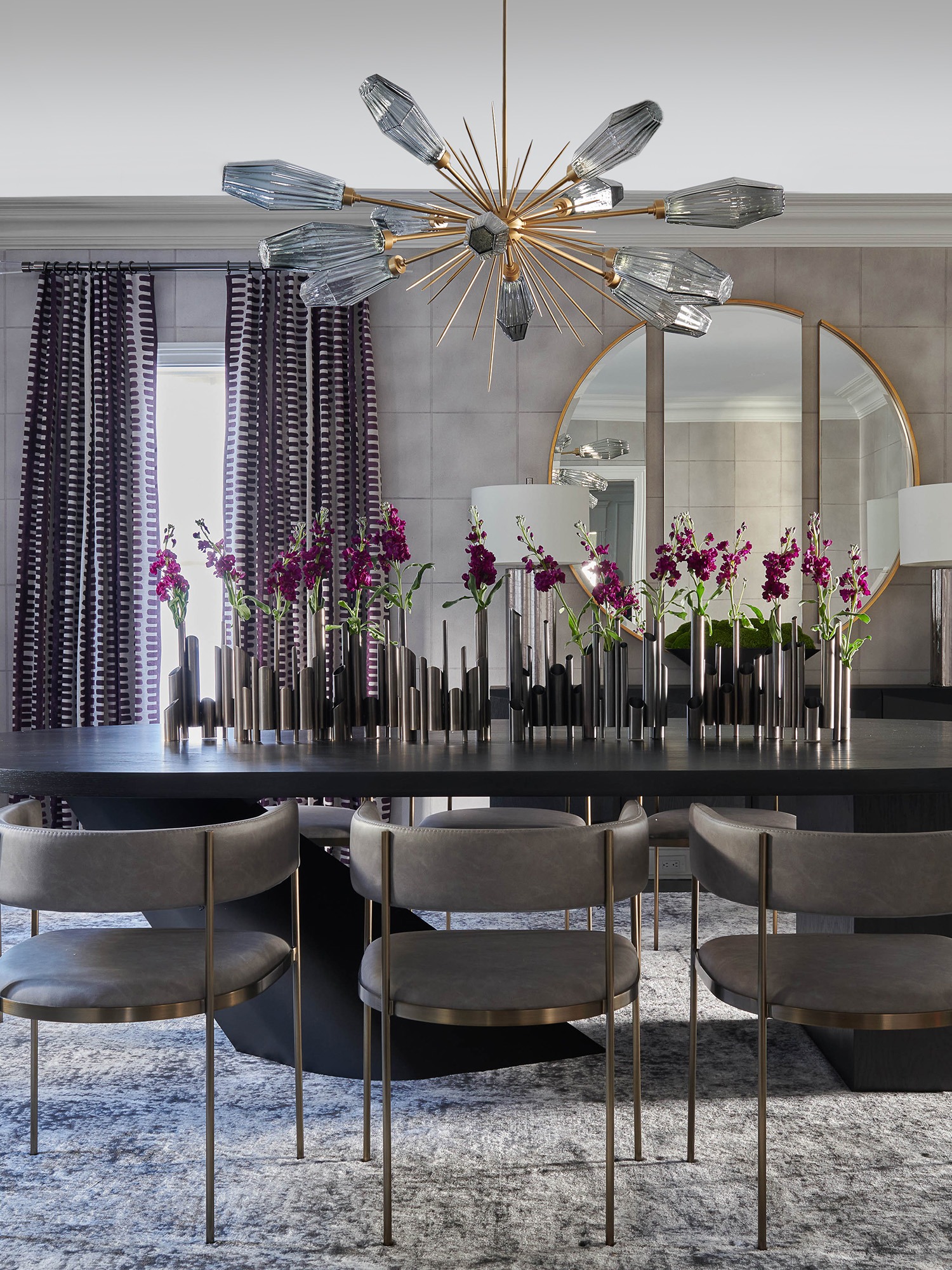 Aalto Oval Starburst Chandelier | Lulu Home, Jane Beiles 