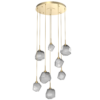 CHB0039-08-GB-S-Hammerton-Studio-Gem-8-light-round-pendant-chandelier-with-gilded-brass-finish-and-smoke-blown-glass-shades-and-LED-lamping