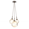 CHB0039-0E-FB-A-Hammerton-Studio-Gem-3-light-cluster-pendant-light-with-flat-bronze-finish-and-amber-blown-glass-shades-and-LED-lamping
