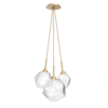 CHB0039-0E-GB-C-Hammerton-Studio-Gem-3-light-cluster-pendant-light-with-gilded-brass-finish-and-clear-blown-glass-shades-and-LED-lamping