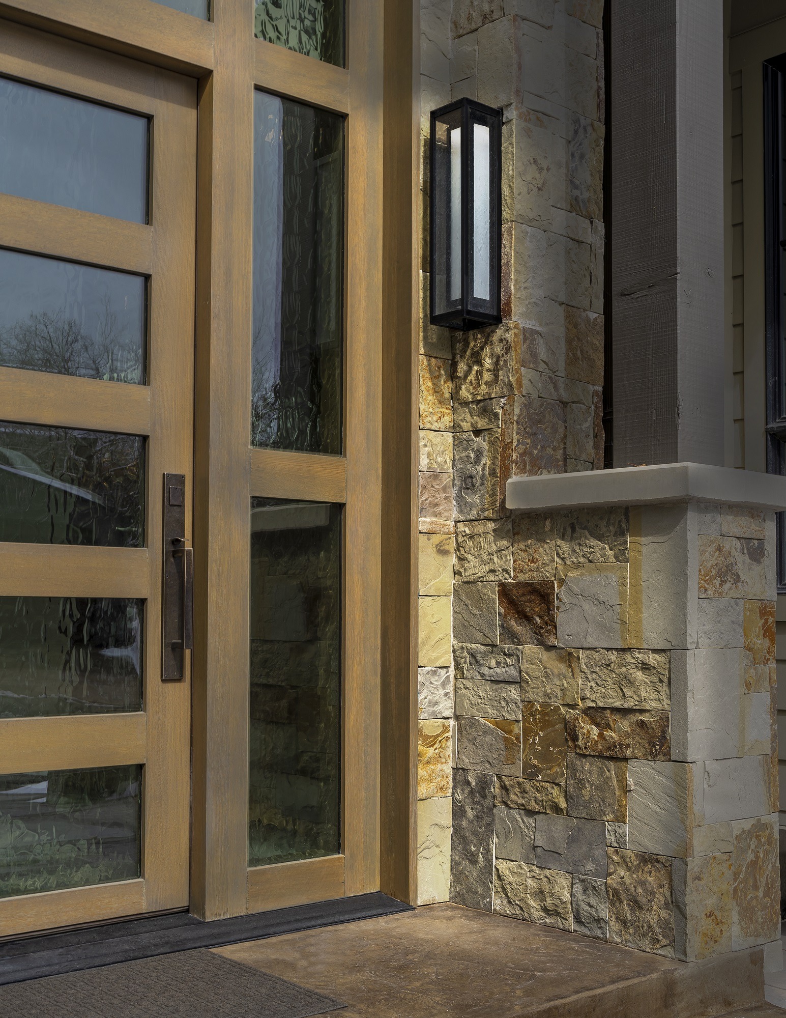 Double Box Outdoor Sconce