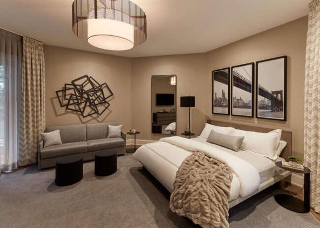 Downtown Mesh Semi-Flush Mount Drum Light | Bowerbirds Inc.