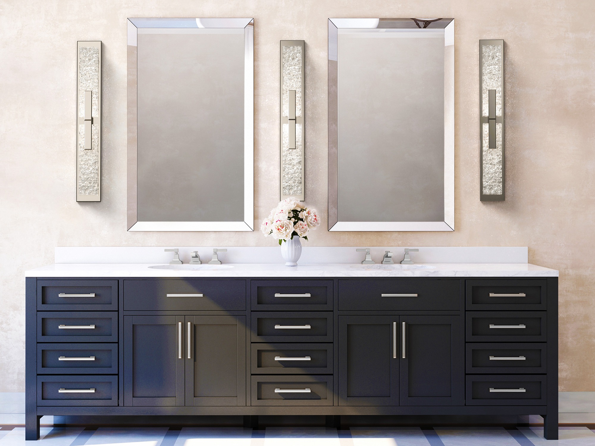 Glacier Double Sconce