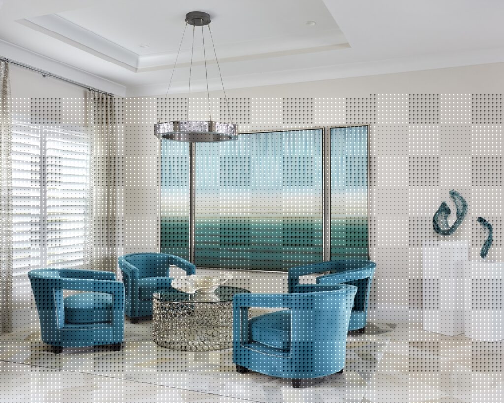 Glacier Ring Chandelier | Annie Santulli Design, Brantley Photography