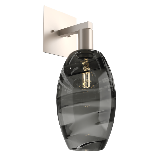 IDB0035-16-BS-OS-Hammerton-Studio-Optic-Blown-Glass-Elisse-wall-sconce-with-metallic-beige-silver-finish-and-optic-smoke-blown-glass-shades-and-incandescent-lamping
