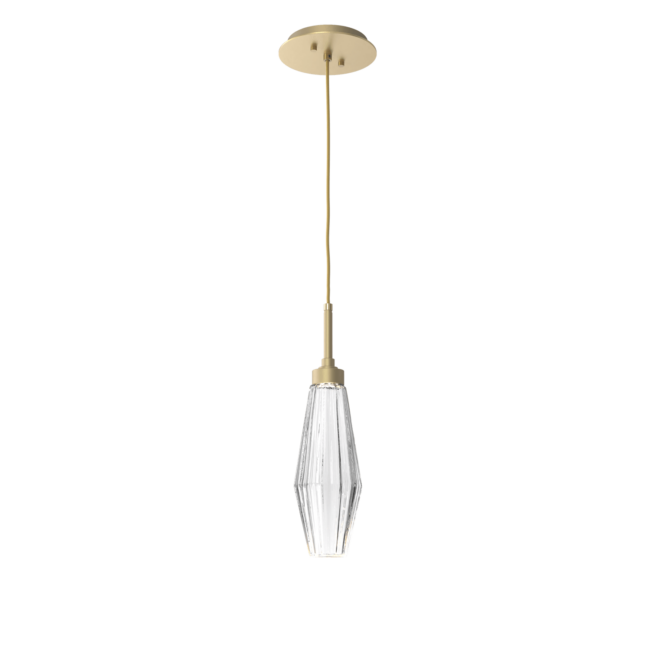 LAB0049-15-GB-RC-Hammerton-Studio-Aalto-15-inch-pendant-light-with-gilded-brass-finish-and-optic-ribbed-clear-glass-shades-and-LED-lamping