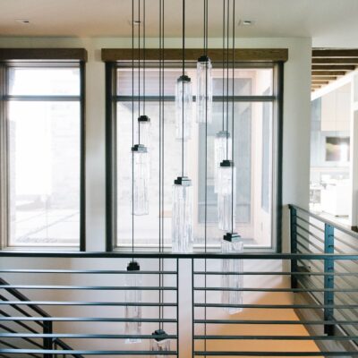 Ledgestone Square Pendant Chandelier | Amy Demik Design