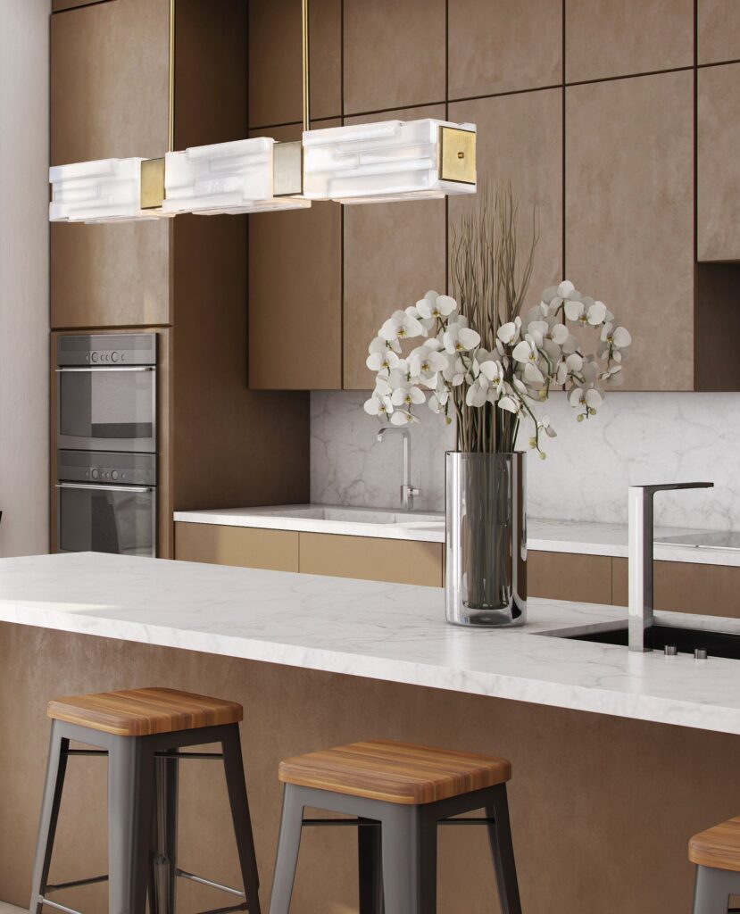 Ledgestone Linear Chandelier