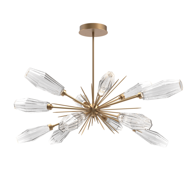 PLB0049-0A-NB-RC-Hammerton-Studio-Aalto-54-inch-oval-starburst-chandelier-with-novel-brass-finish-and-optic-ribbed-clear-glass-shades-and-LED-lamping
