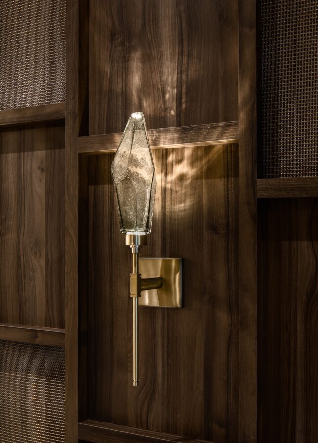 Rock Crystal Belvedere Sconce | SEED Design, Pavel Bendov Photography