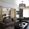 Tweed Drum Chandelier