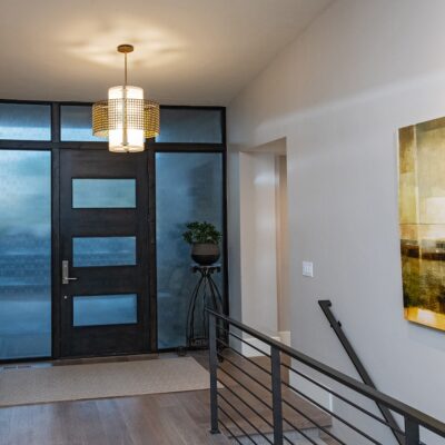 Tweed Double Drum Chandelier