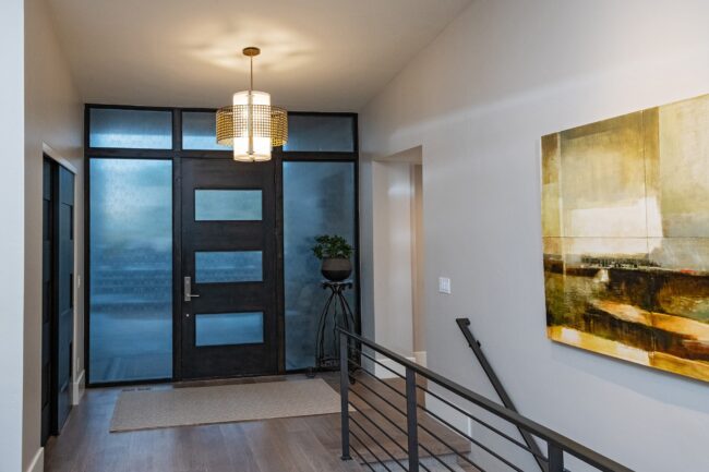 Tweed Double Drum Chandelier