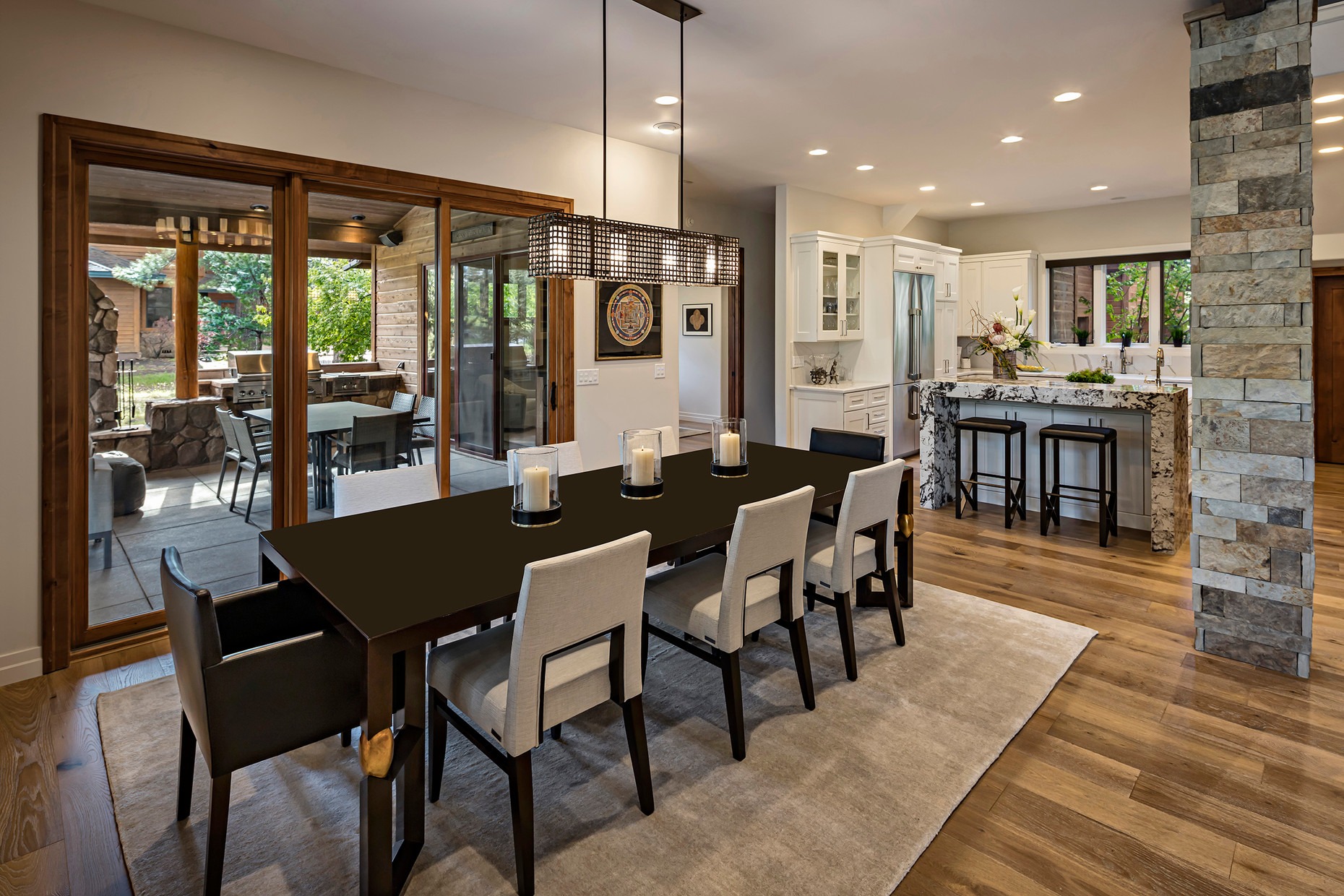 Tweed Linear Chandelier | Stephanie Larsen Designs