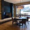 Tweed Drum Chandelier | Mark + Aly Interior Design, Rebekah Westover Photography