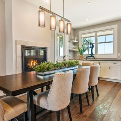 Uptown Mesh Linear Chandelier | LMK Interiors