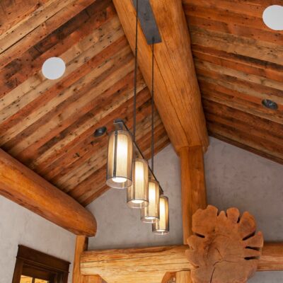 Uptown Mesh Linear Chandelier