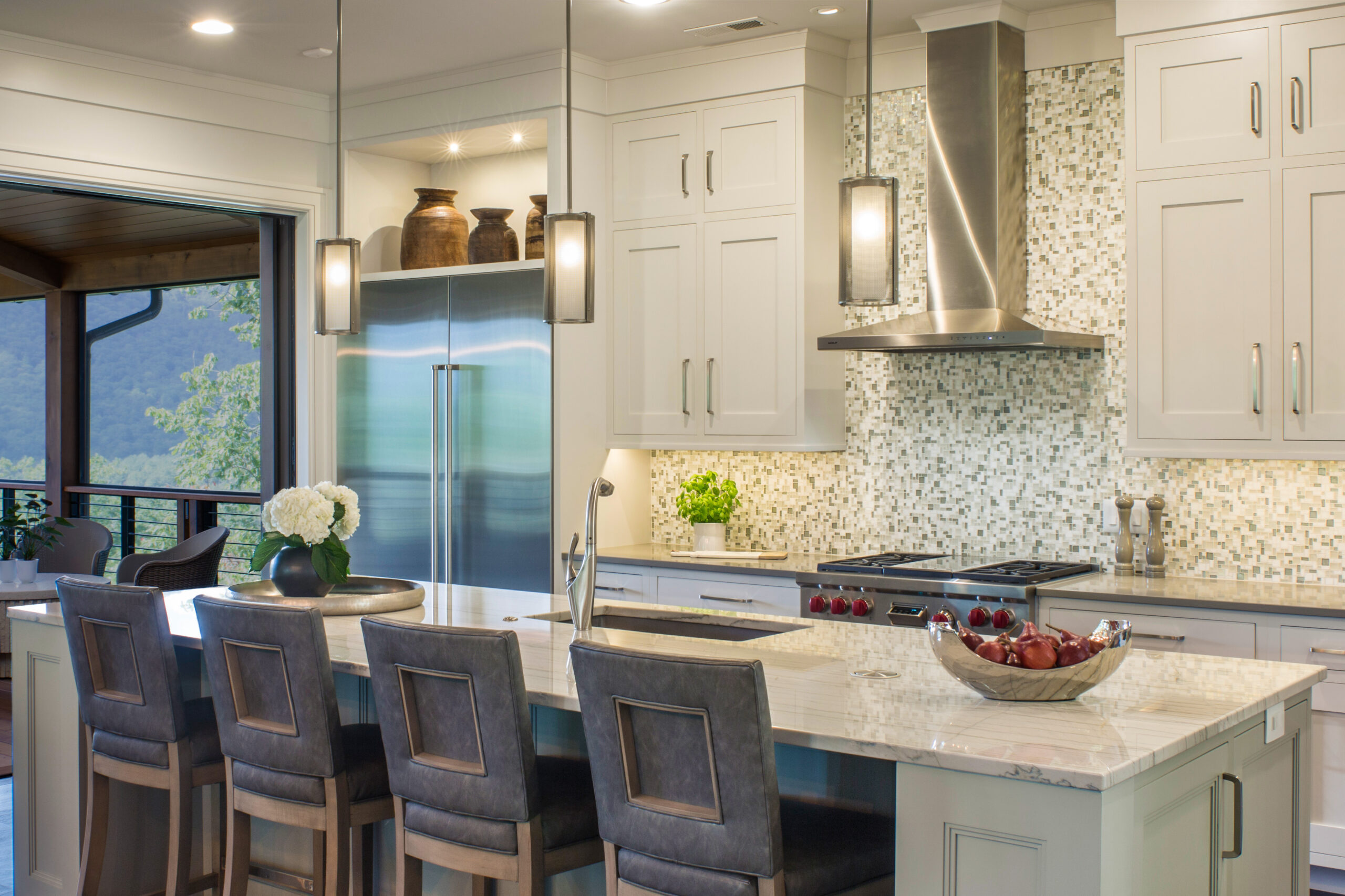 Uptown Mesh Pendant | Allard & Roberts