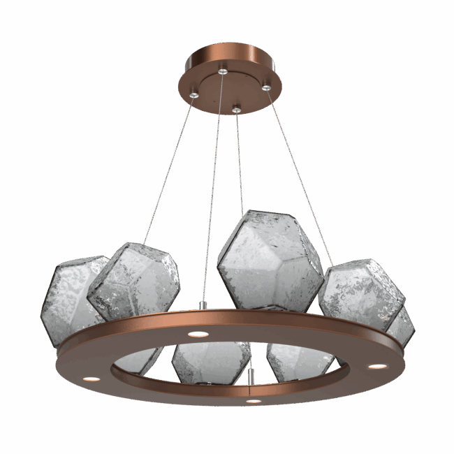 CHB0039-0B-BB-S-Hammerton-Studio-Gem-27-inch-ring-chandelier-with-burnished-bronze-finish-and-smoke-blown-glass-shades-and-LED-lamping