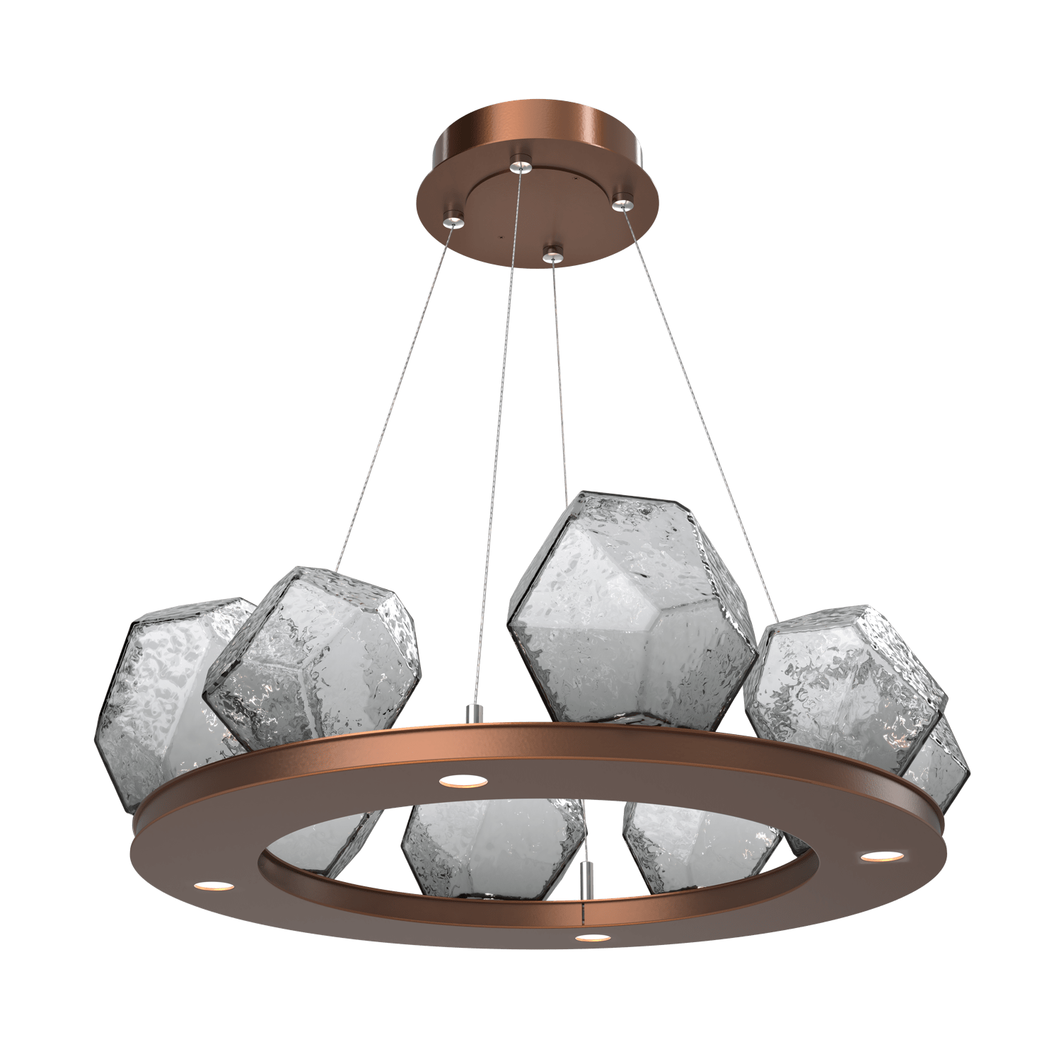 CHB0039-0B-BB-S-Hammerton-Studio-Gem-27-inch-ring-chandelier-with-burnished-bronze-finish-and-smoke-blown-glass-shades-and-LED-lamping