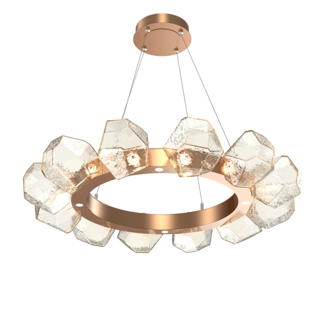 CHB0039-36-NB-A-Hammerton-Studio-Gem-36-inch-radial-ring-chandelier-with-novel-brass-finish-and-amber-blown-glass-shades-and-LED-lamping