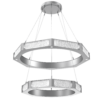 CHB0061-2B-CS-GC-Hammerton-Studio-Glacier-48-inch-two-tier-ring-chandelier-with-classic-silver-finish-and-clear-blown-glass-with-geo-clear-cast-glass-diffusers-and-LED-lamping