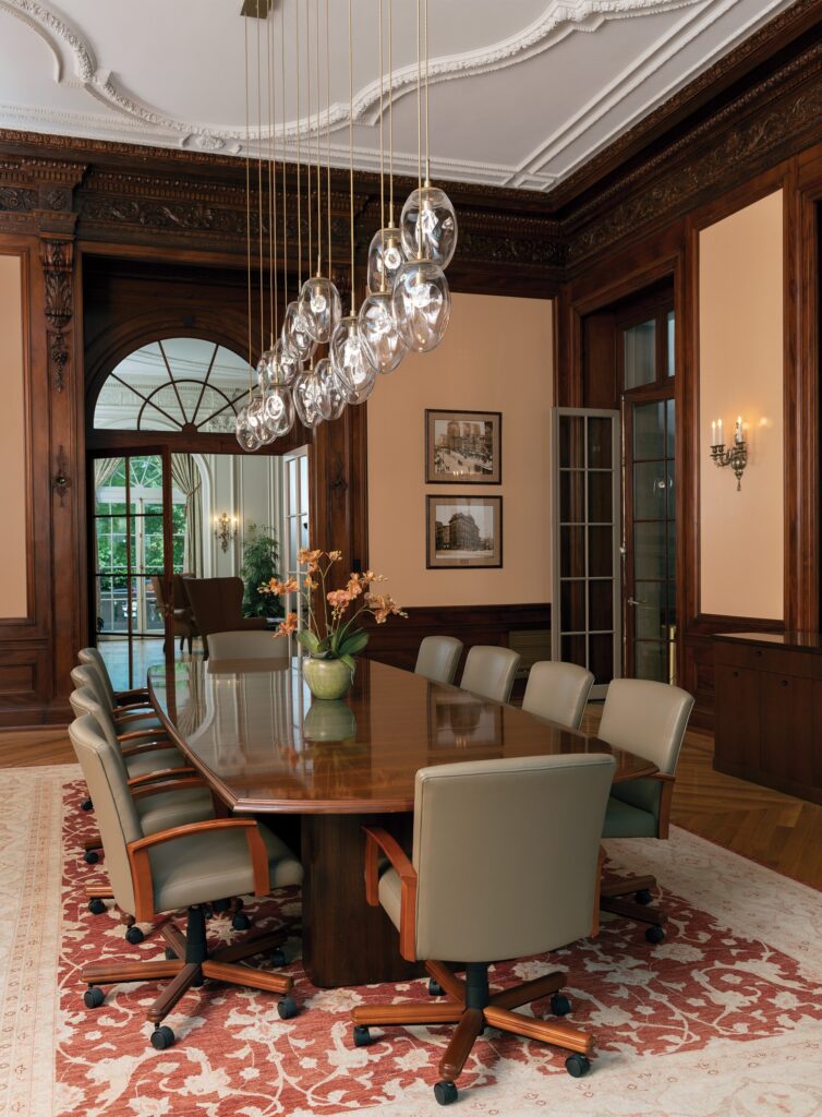 Meteo Linear Pendant Chandelier | Carol Schaper Interiors