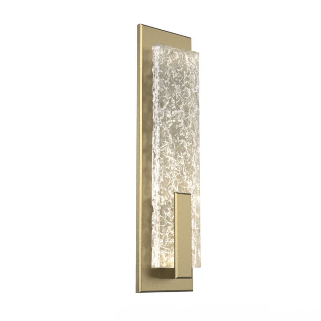 IDB0061-19-GB-GC-Hammerton-Studio-Glacier-wall-sconce-with-gilded-brass-finish-and-clear-blown-glass-with-geo-clear-cast-glass-diffusers-and-LED-lamping