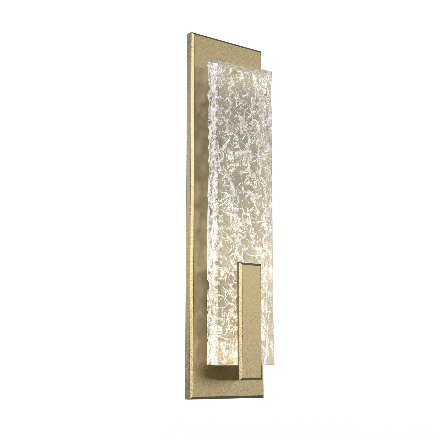 IDB0061-19-GB-GC-Hammerton-Studio-Glacier-wall-sconce-with-gilded-brass-finish-and-clear-blown-glass-with-geo-clear-cast-glass-diffusers-and-LED-lamping